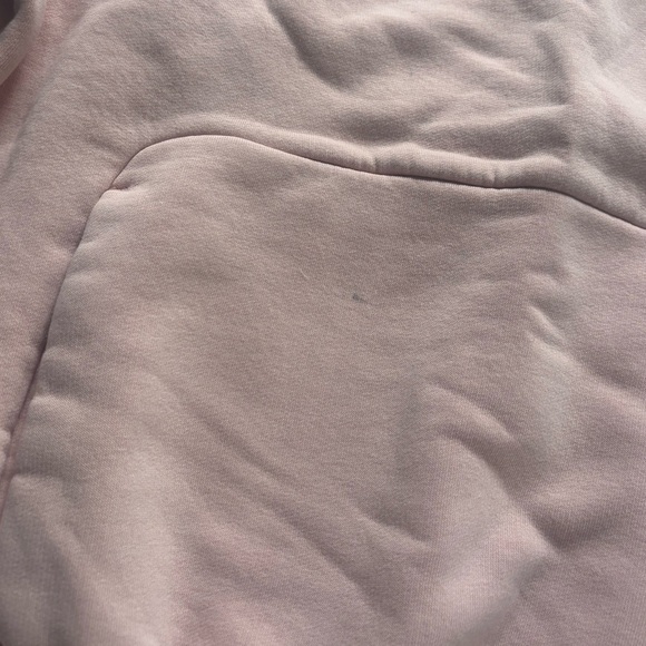Adidas Men's Pink and Cream Hoodie - Picture 4 of 5